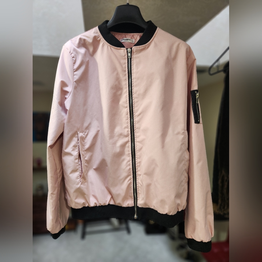 Pink Bomber Jacket